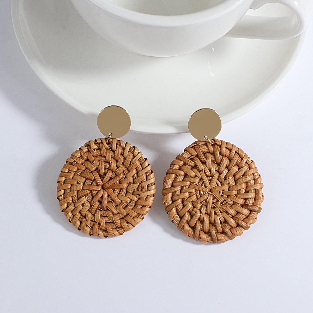Boho Handmade Wooden Earrings