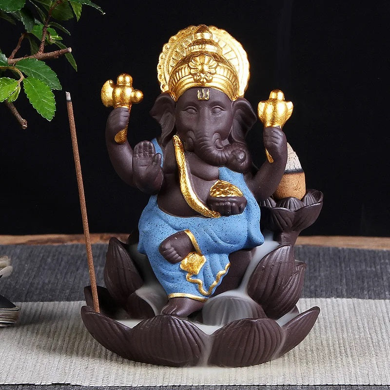 Backflow Incense Burner Lord Ganesha