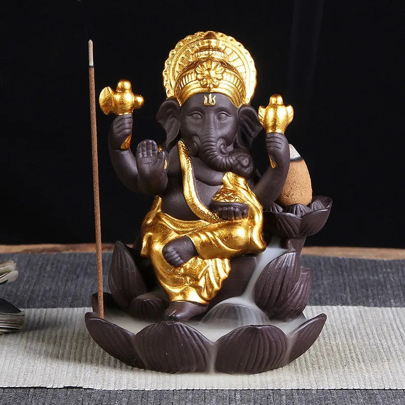 Backflow Incense Burner Lord Ganesha