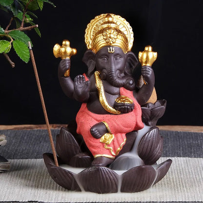 Backflow Incense Burner Lord Ganesha