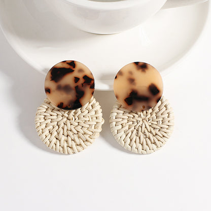 Boho Handmade Wooden Earrings