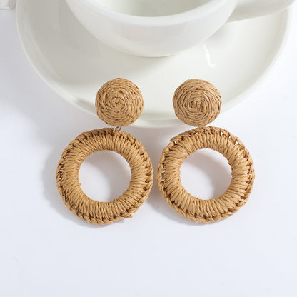 Boho Handmade Wooden Earrings