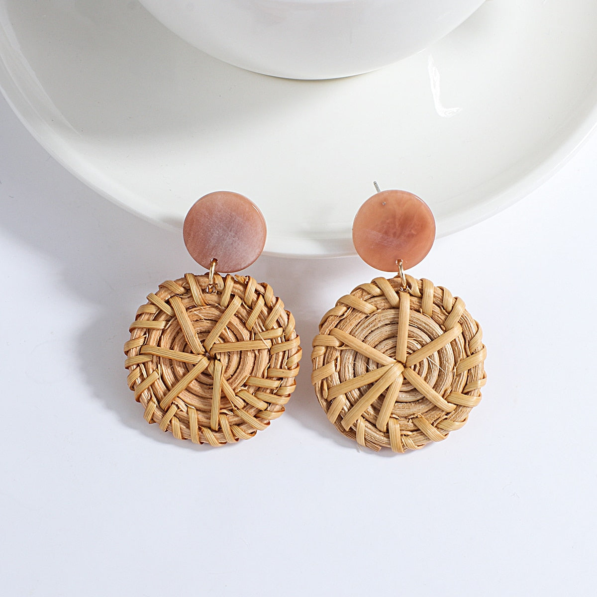 Boho Handmade Wooden Earrings