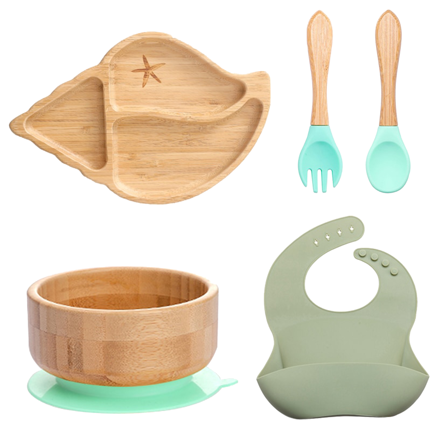 Bamboo Kids Tableware Set