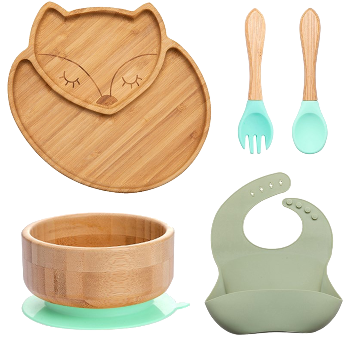 Bamboo Kids Tableware Set