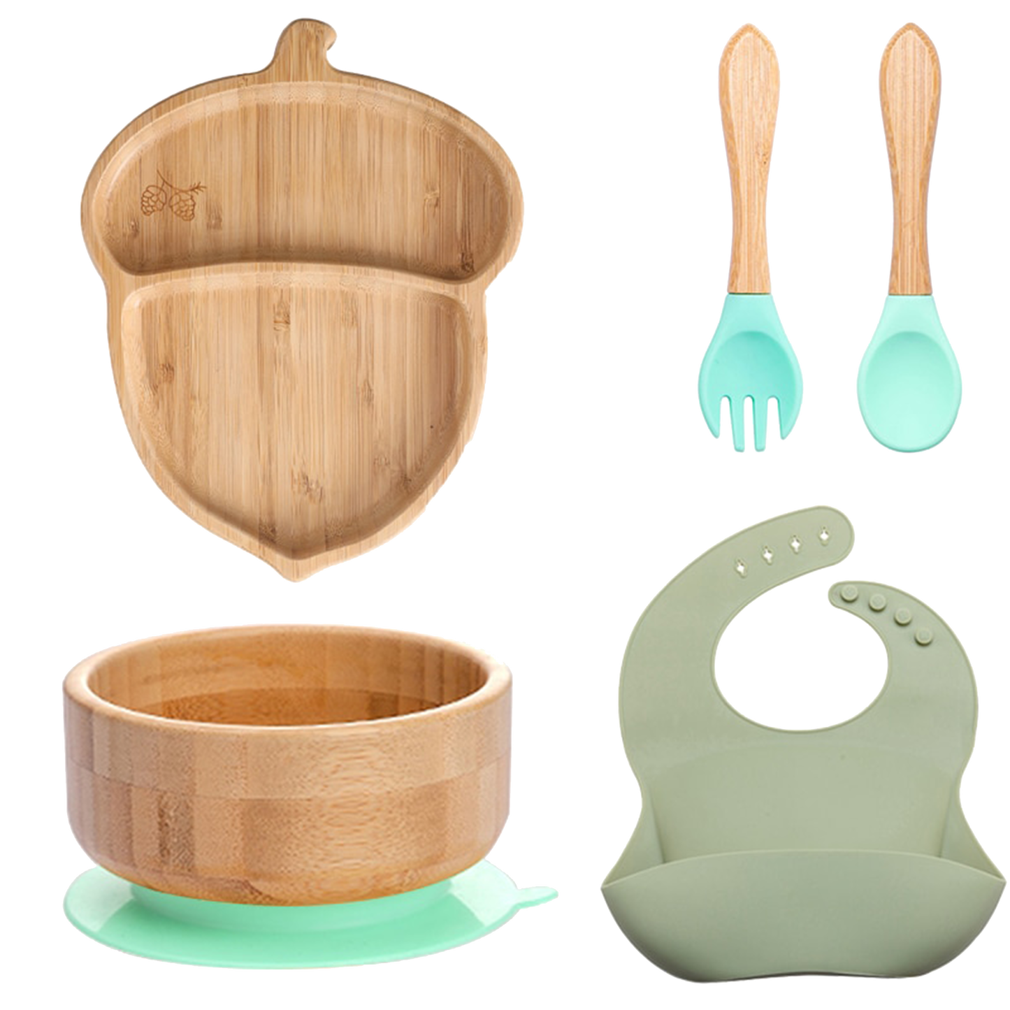 Bamboo Kids Tableware Set