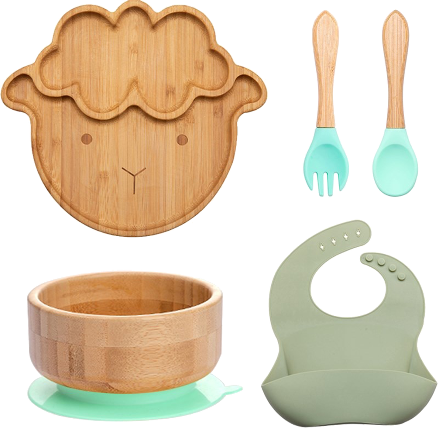 Bamboo Kids Tableware Set