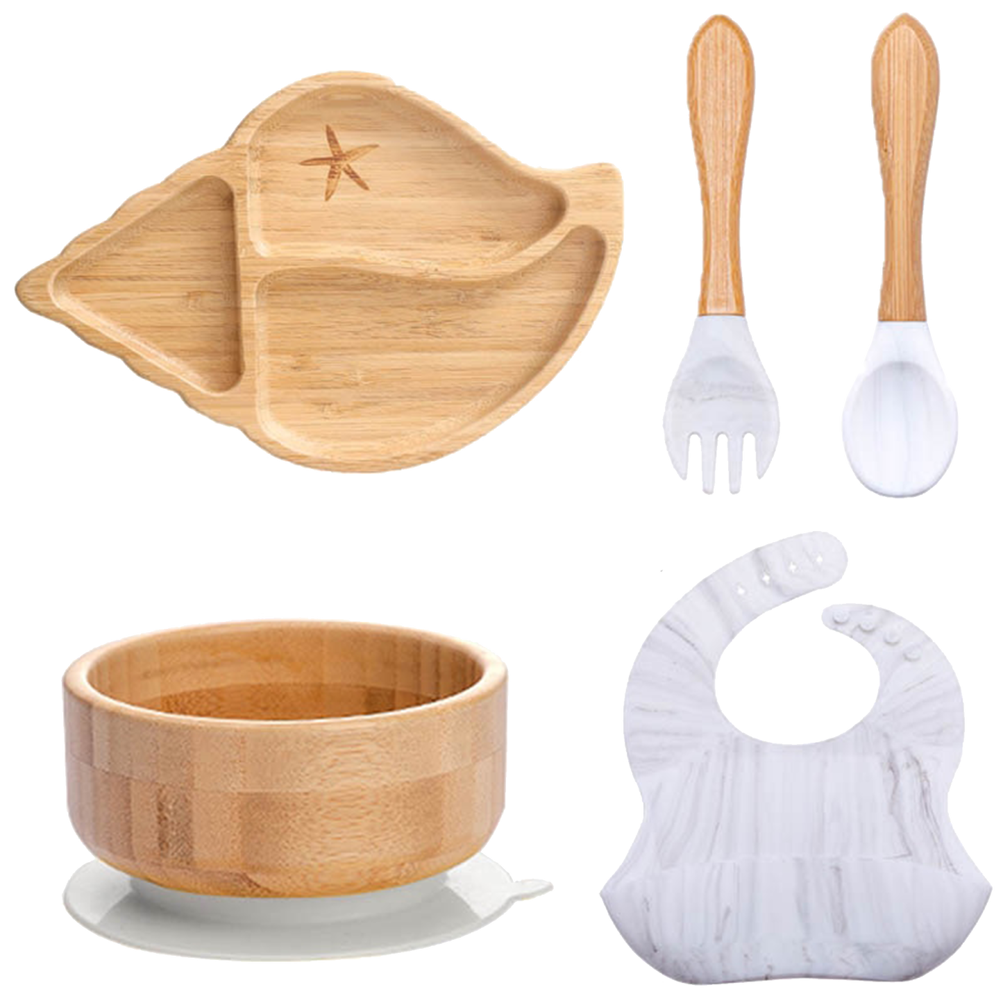 Bamboo Kids Tableware Set