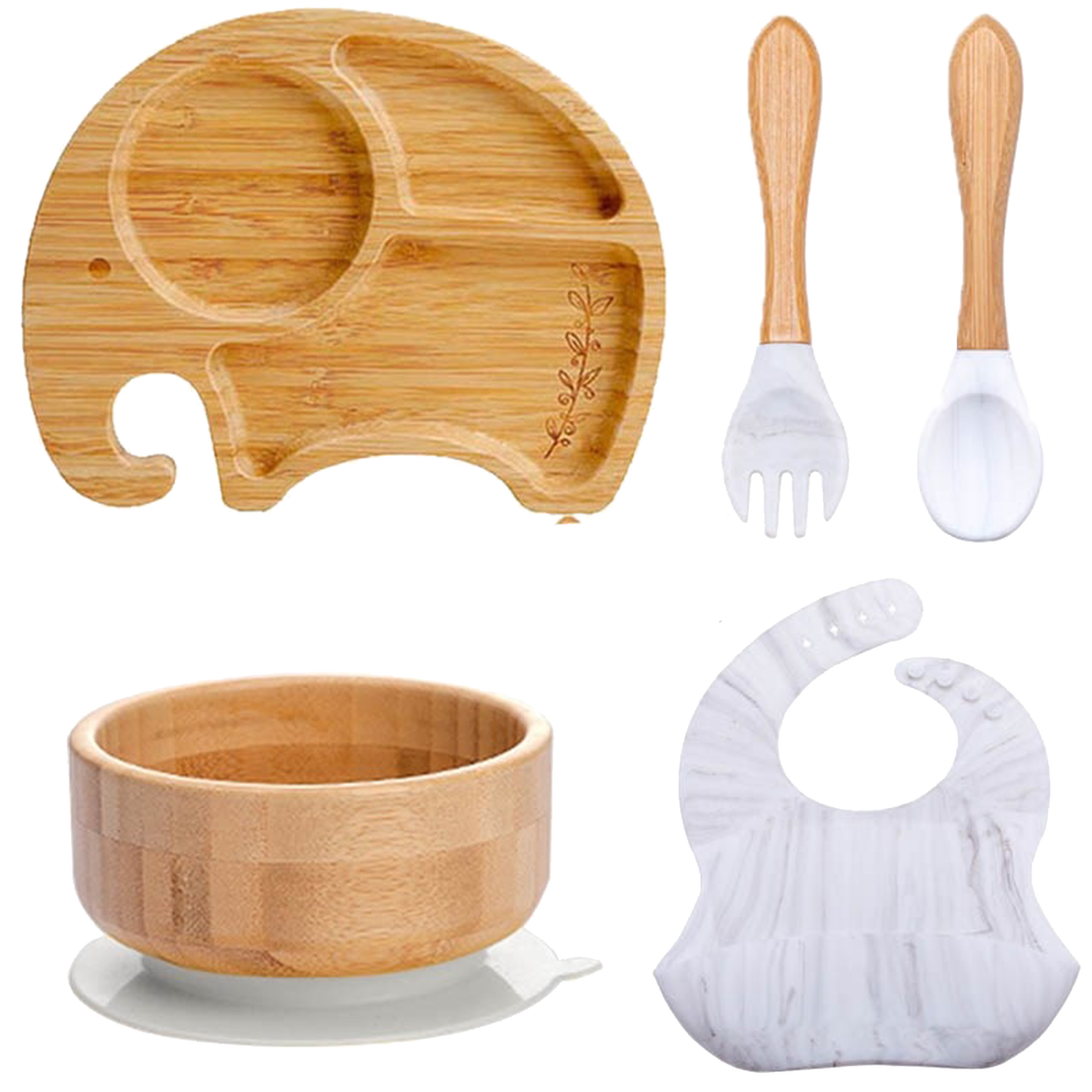 Bamboo Kids Tableware Set