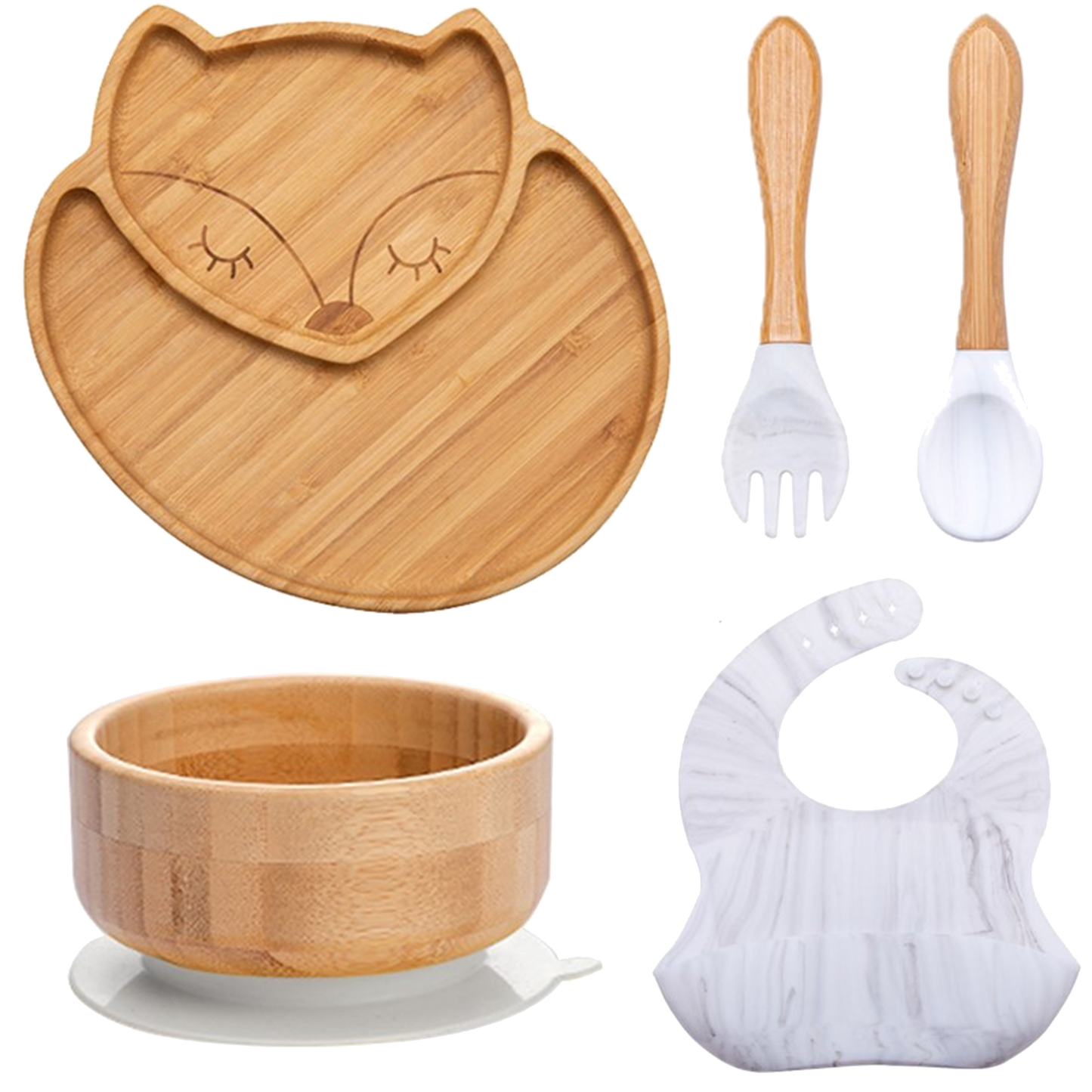 Bamboo Kids Tableware Set