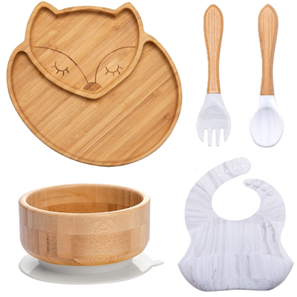 Bamboo Kids Tableware Set