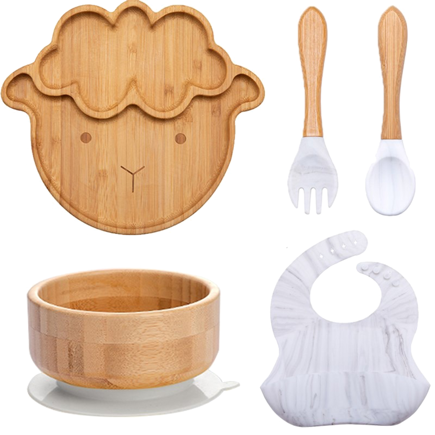 Bamboo Kids Tableware Set