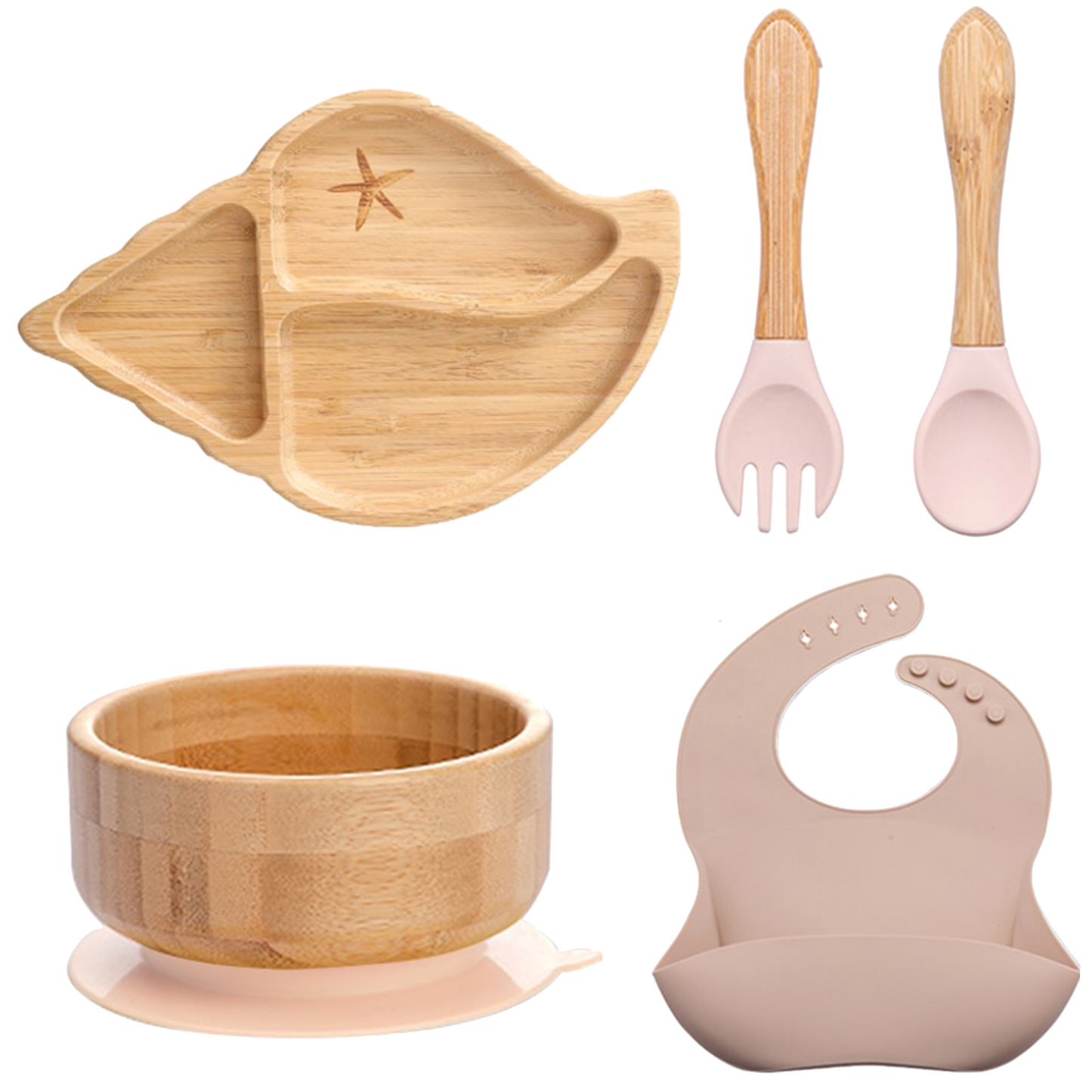 Bamboo Kids Tableware Set