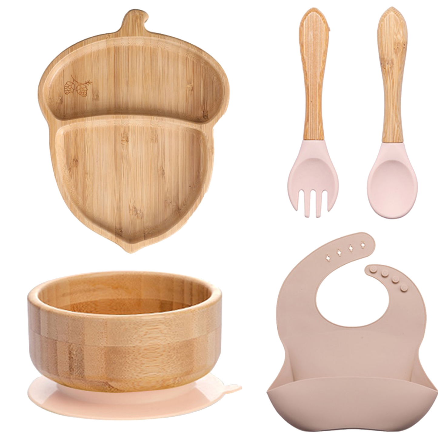 Bamboo Kids Tableware Set