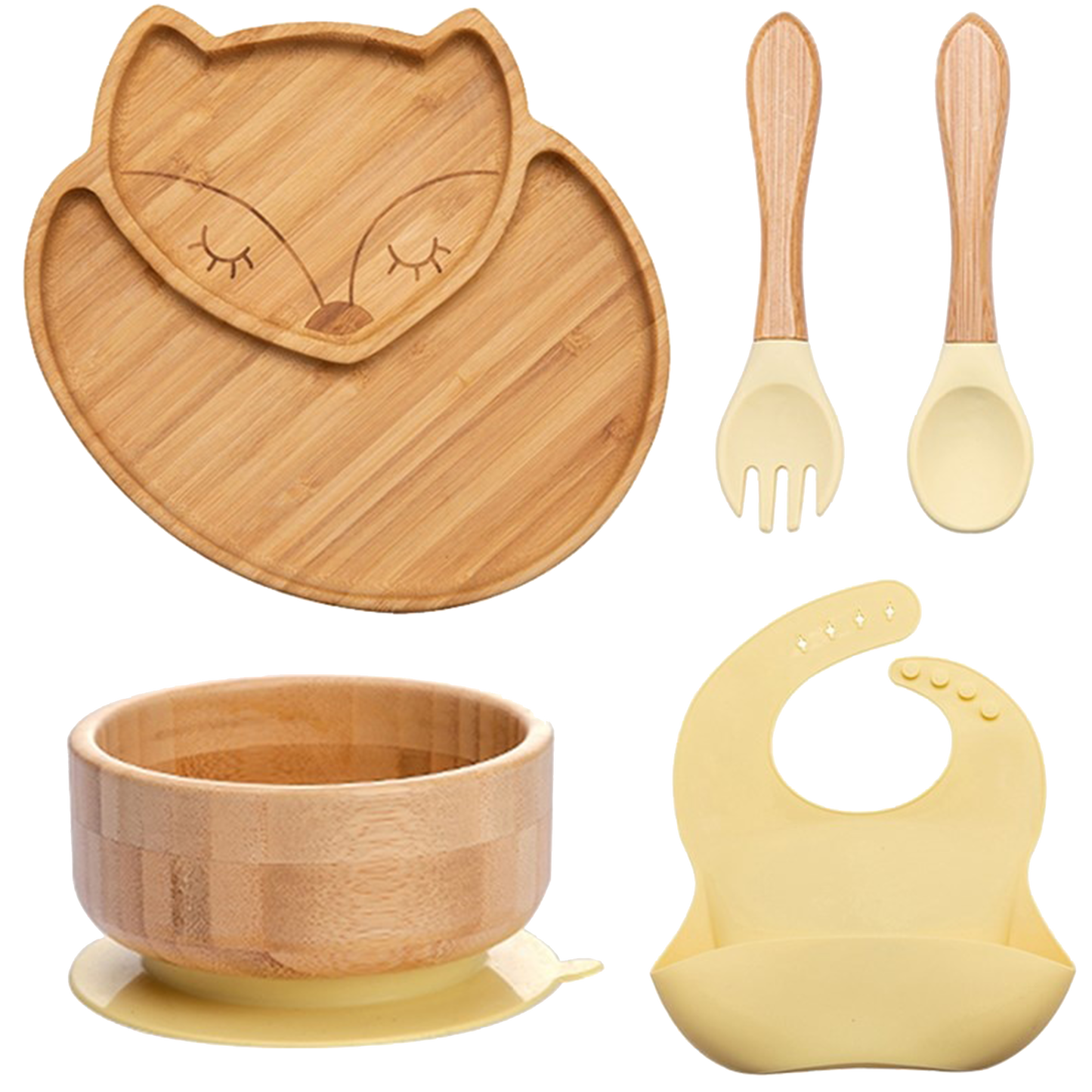 Bamboo Kids Tableware Set