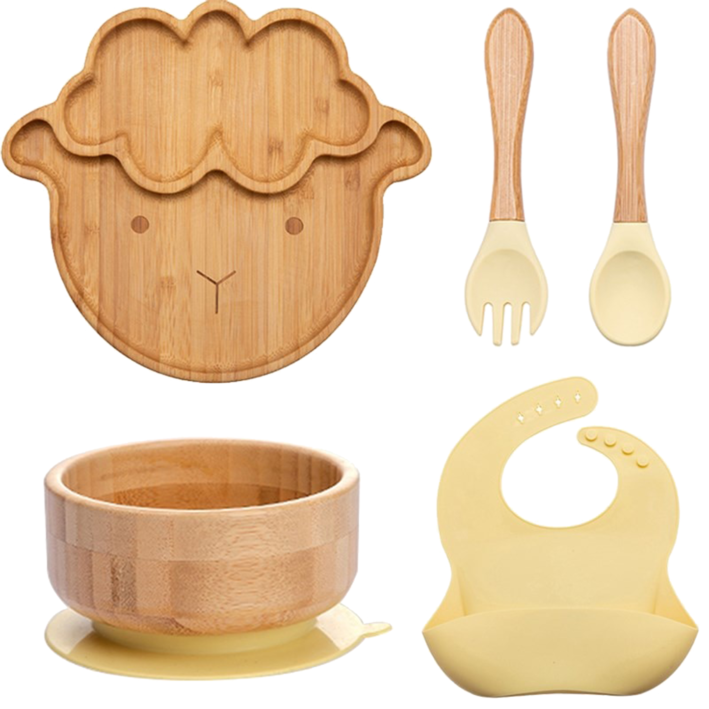 Bamboo Kids Tableware Set