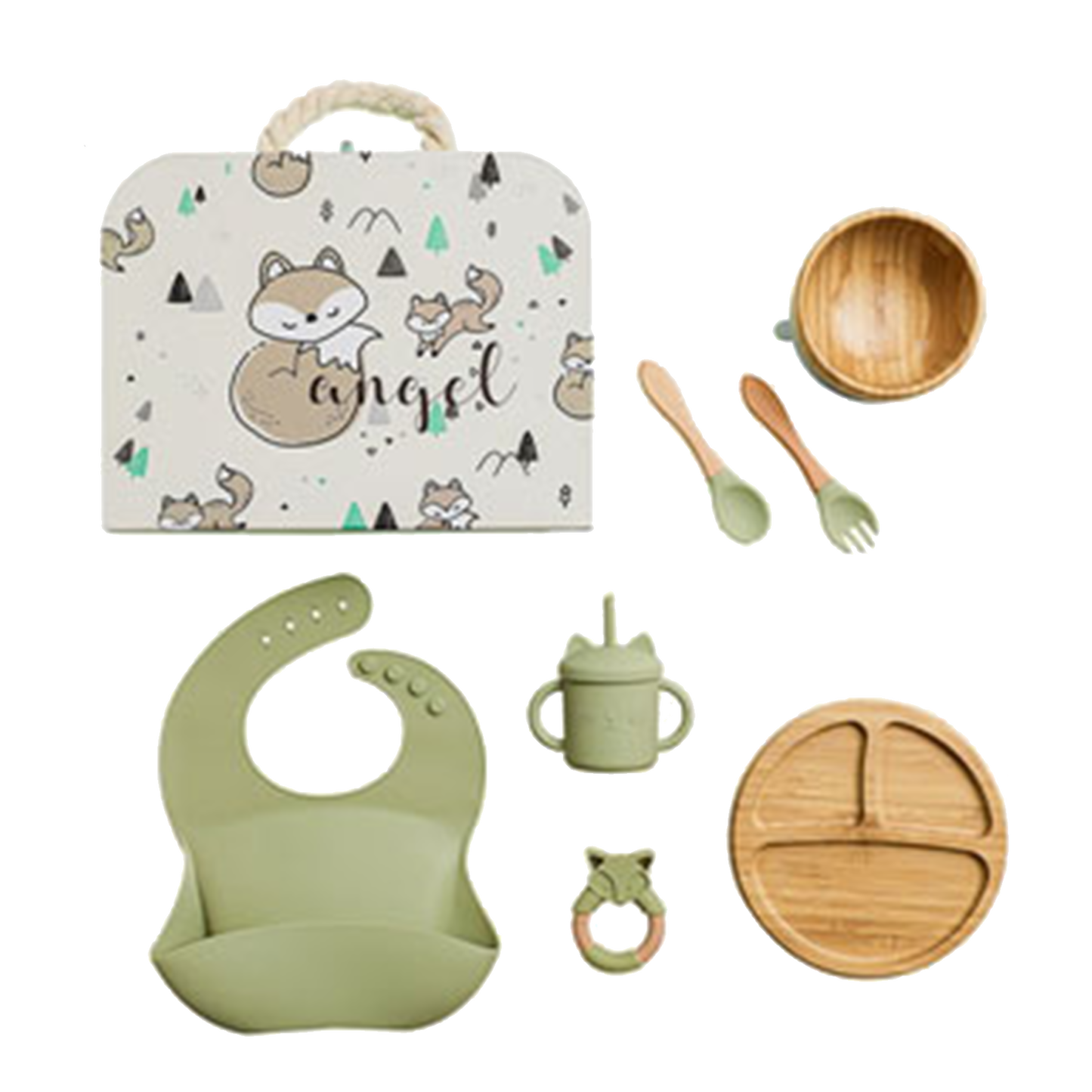 Bamboo Kids Tableware Set