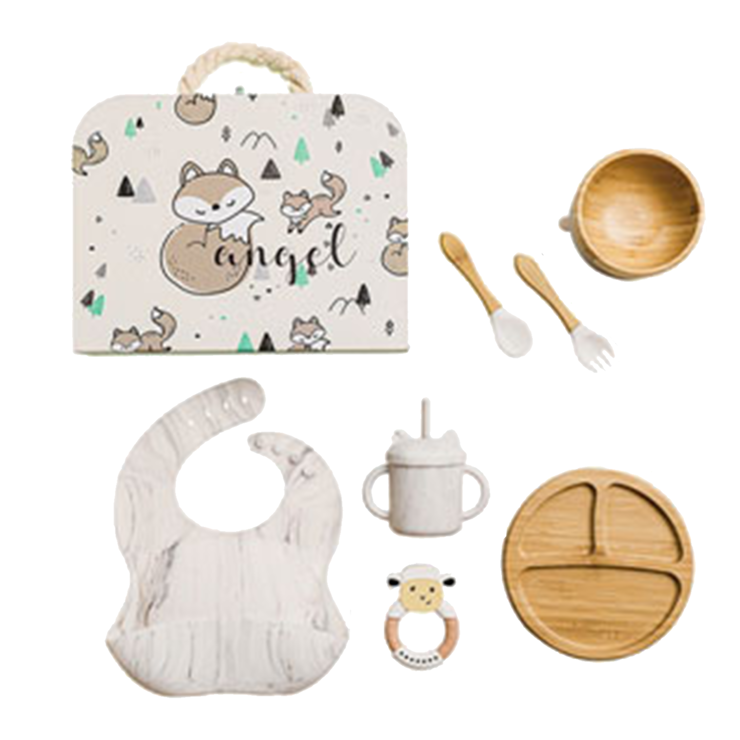 Bamboo Kids Tableware Set