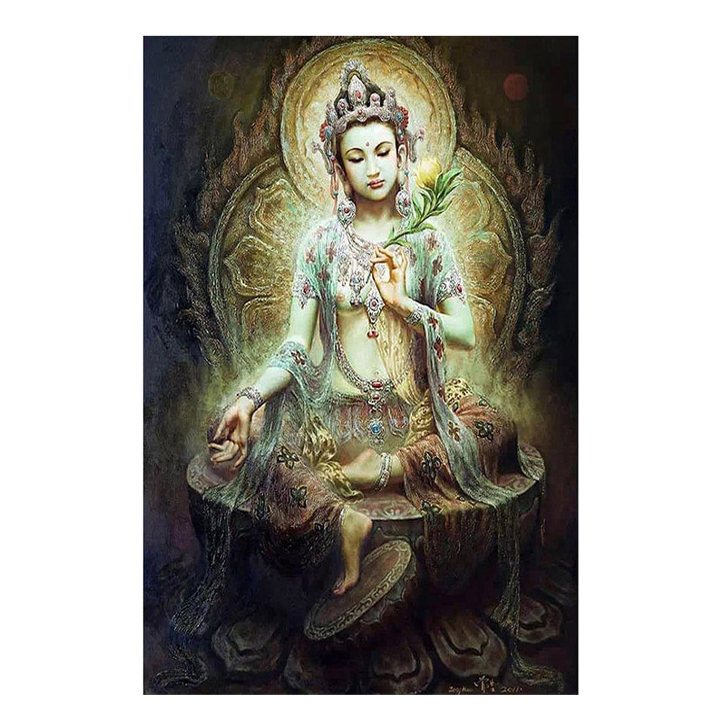 Balinese Bodhisattva HD Canvas Painting