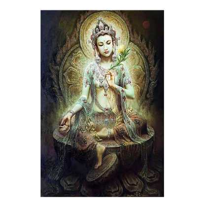 Balinese Bodhisattva HD Canvas Painting