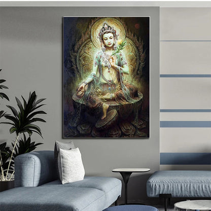 Balinese Bodhisattva HD Canvas Painting