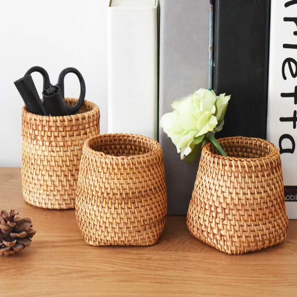 Handmade Rattan Storage Box