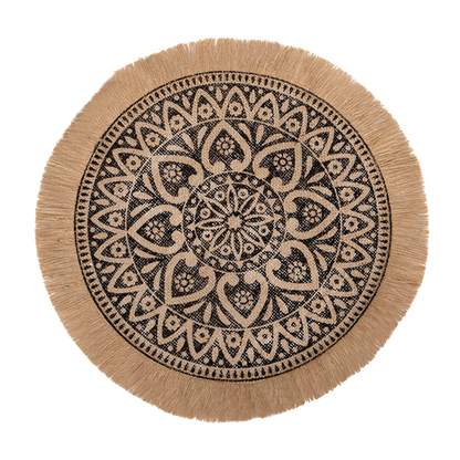 Bohemian Macrame Cotton Braid Coaster