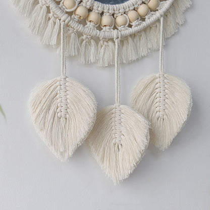 Macrame Round Mirror