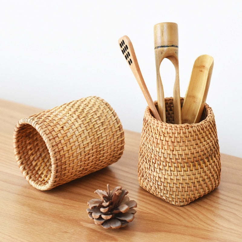 Handmade Rattan Storage Box