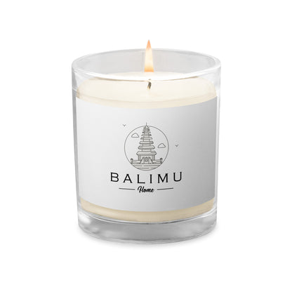 BaliMu Home Glass Jar Soy Wax Candle